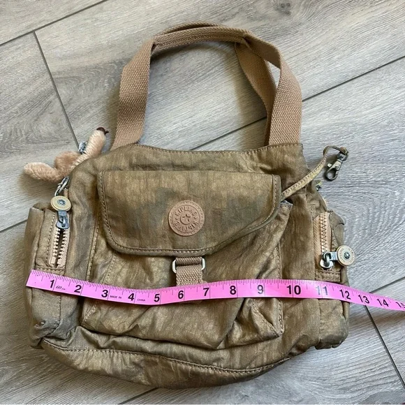 Kipling gold shoulder bag - Picture 4 of 6